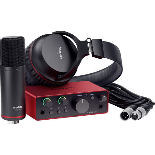 Focusrite Scarlett Solo Studio Interfata audio USB-C cu microfon si casti (4th gen) - View 1