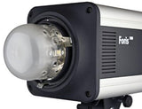 Bliț Hensel Foris 1000W, reflector frontal circular și carcasă neagră
