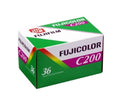 Fujicolor C200 color negative film box, 36 exposures