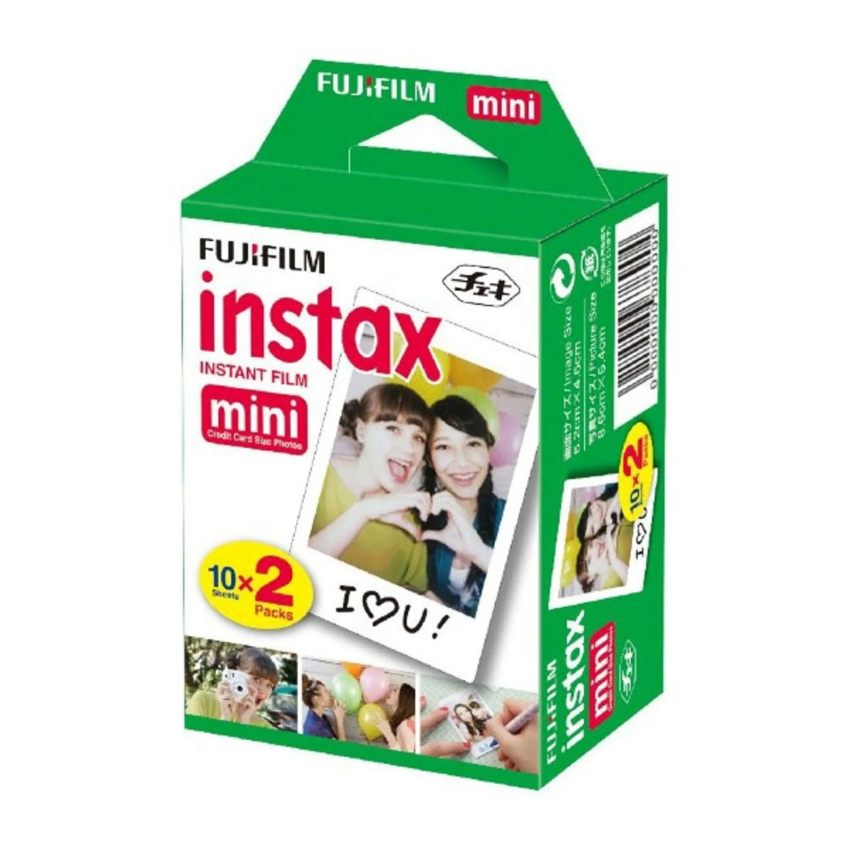 Fujifilm Instax Mini instant film, 10x2 pack box
