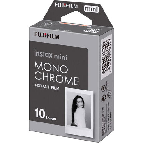 Instax mini monochrome instant film box, 10 sheets
