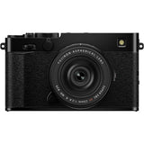 Black X-E5 camera with 23mm f/2.8 lens front view