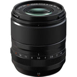 XF 33mm f/1.4 R LM WR lens, black barrel with front glass element