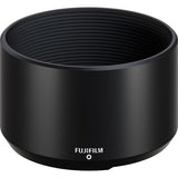 XF 33mm f/1.4 lens rear cap with FUJIFILM logo on black barrel