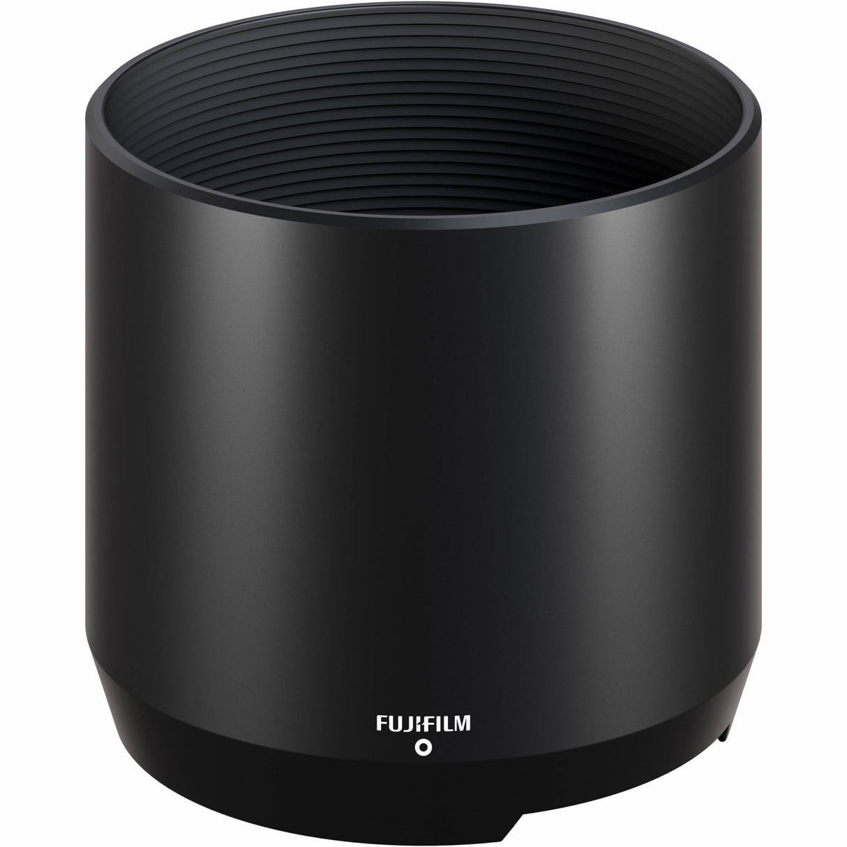 Black lens hood/cap piece for XF 70-300mm zoom lens, top view