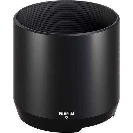 Black lens hood/cap piece for XF 70-300mm zoom lens, top view