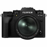 Black XF 70-300mm zoom lens mounted on camera body; front glass and engraved ring