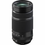 Black FujiFilm XF 70-300mm f/4-5.6 zoom lens, ridged barrel and front element