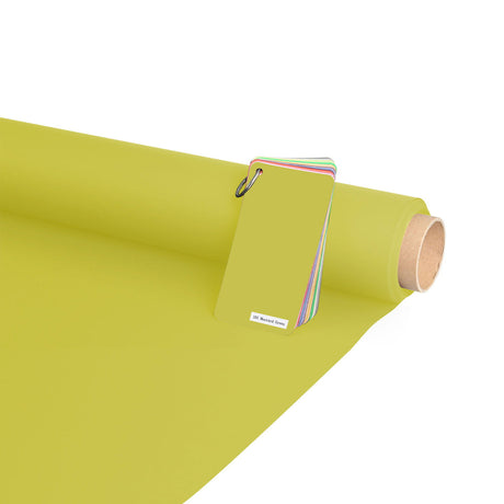 Green photo backdrop paper roll, 1.35 x 10 m, with metal hanging clips