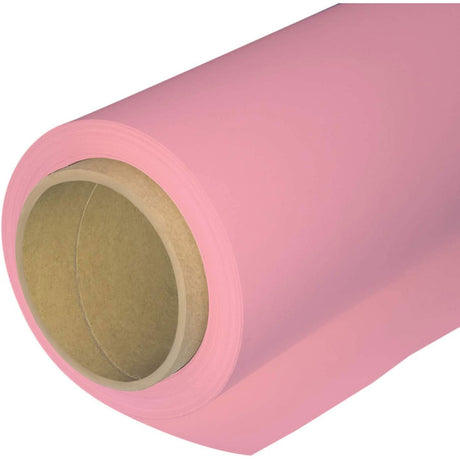 Pink photo backdrop roll, Carnation design, 1.35 x 10m