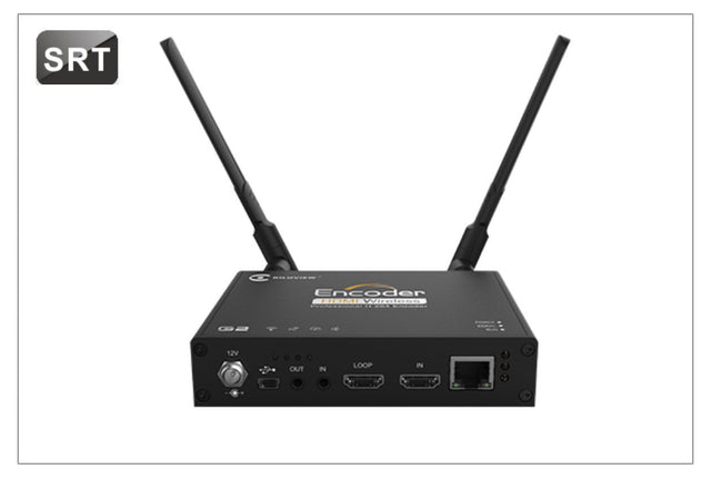 1080P HDMI to IP wireless video encoder with dual antennas and front panel ports