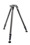 Carbon fiber tripod legs with twist locks and rubber feet, black