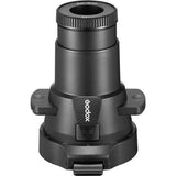 AK-R21 pentru capete blitz, negru, vedere de sus a lentilei și capacei