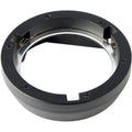 Bowens-style flash adapter ring with black outer frame and metal mounting clips