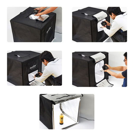 Godox Cort pentru fotografie de produs cu 3 benzi LED  - View 2