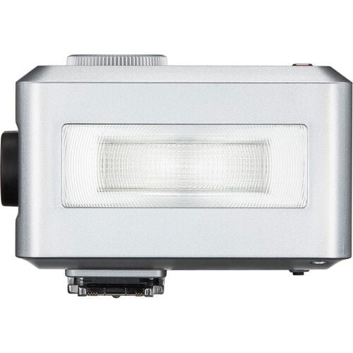 Silver Godox iT30Pro mini flash with front diffuser panel