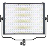 LDX100R 100W RGB LED panel light with visible LED grid through the front screen