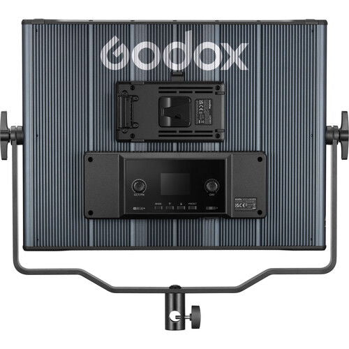 LDX50R LED panel back view with control panel and cooling vents