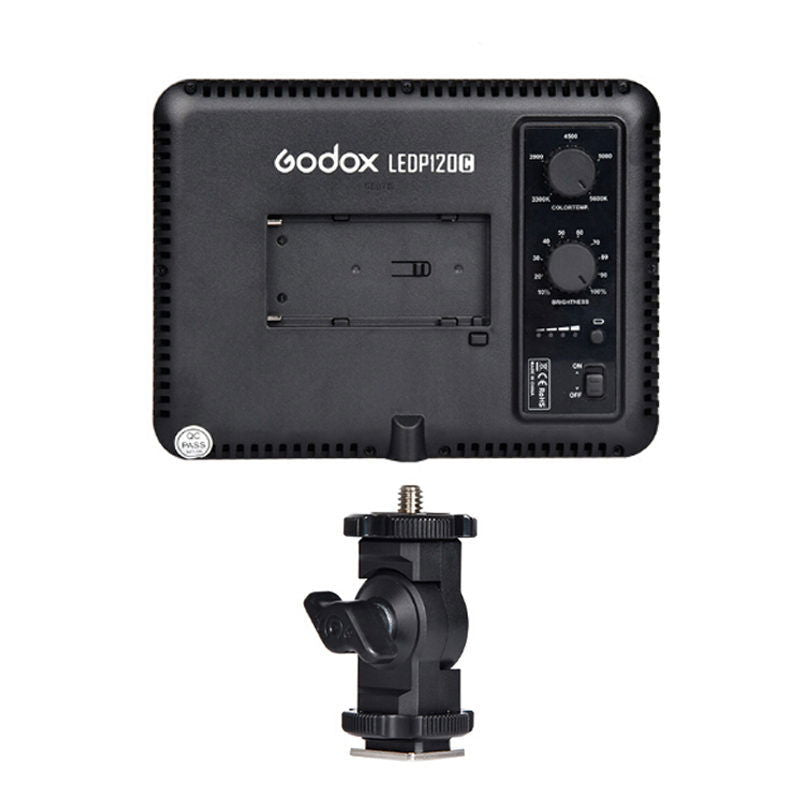 LEDP120C LED light back panel with control knobs and vented housing