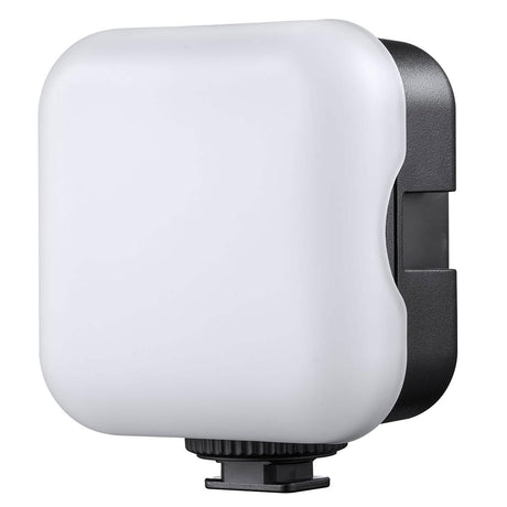 Bicolor RGB LED light with white diffuser and black magnetic mount base
