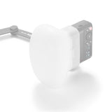Difuzor MF-12 pentru blitz, montat pe unitate; capac oval alb