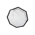 150cm octabox softbox with black outer frame and white interior diffusion panel