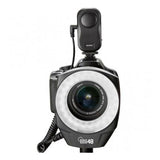 Godox Ring48 circular LED ring light, front glow ring around camera lens and stand