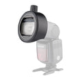 Adaptor blitz Godox, montare accesorii, inel negru pentru fixare pe camera