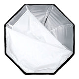 80cm octagonal softbox with white inner baffles and black outer frame