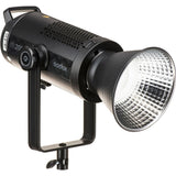 SL200IIBi bicolor LED light 3/4 view with front reflector and carry handle