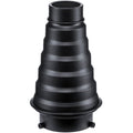 Snoot light modifier with grid and Bowens mount