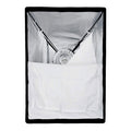 80x120cm Bowens-mount softbox with white diffusion panel and interior support bars