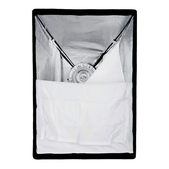 80x120cm Bowens-mount softbox with white diffusion panel and interior support bars