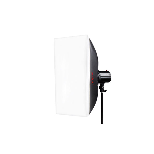 Cutie softbox cu grilaj, 50x70 cm, difuzor alb pe cadru negru