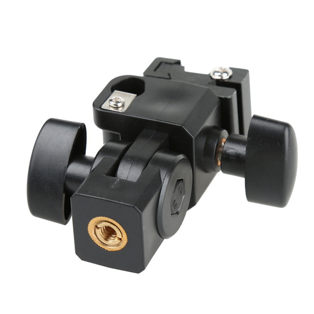 Suport blitz speedlite cu articulație și mânere laterale, prindere cu filet metalic