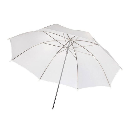 84cm white photography diffusion umbrella with metal ribs and pole