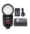 Godox V1 Blitz foto TTL cu cap rotund pentru Sony (patina metalica) - View 1