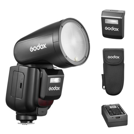 Godox V1Pro Blitz foto TTL cu cap rotund pentru Sony - View 1