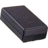 Black VB26B Li-ion battery pack, angled top view