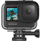 Carcasă GoPro neagră, fereastră frontală și suport