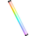 25W RGB bicolor LED bar light, 60cm tube with rainbow gradient glow