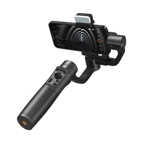 Hohem iSteady Mobile Plus Stabilizator smartphone Kit cu LED magnetic - View 2