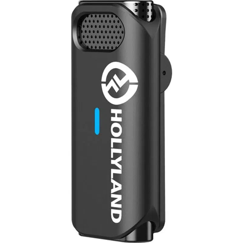 Wireless microphone transmitter, black body with top perforated mic grille