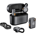 Set microfoane wireless: husă de încărcare, 2 micsuri și emițător, Space Gray