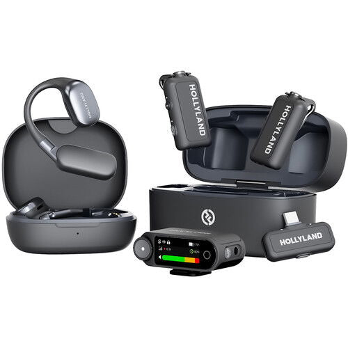 Hollyland LARK MAX 2 Ultimate Combo with OWS Monitor Earphone + Camera RX + USB-C RX - View 2