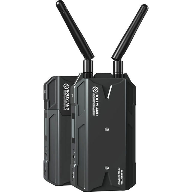 Mars 300 Pro wireless HDMI video transmitter, front view with two antennas