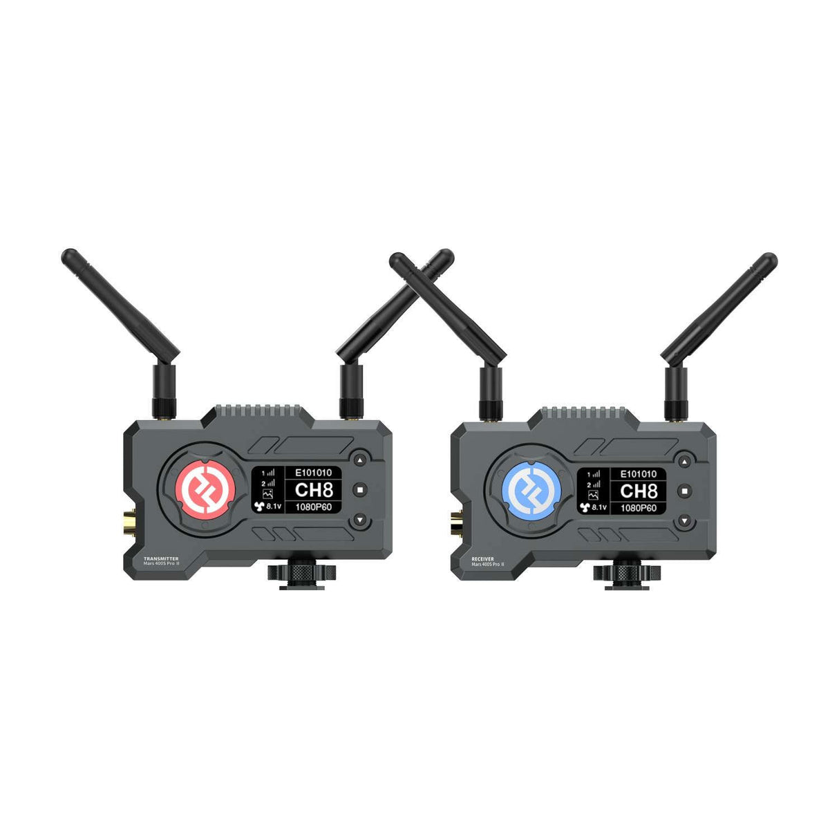 Sistem wireless de transmisie video Mars 400S PRO II: două unități cu antene