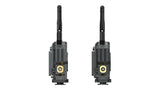 Sistem wireless de transmisie video: vedere din spate a unităților cu antene