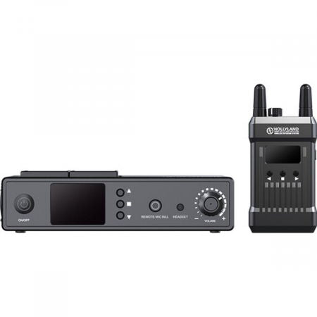 Mars T1000 intercom control unit with touchscreen, volume dial, and one transmitter