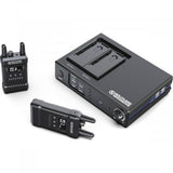 Mars T1000 intercom receiver with one body-worn transmitter, ports facing up